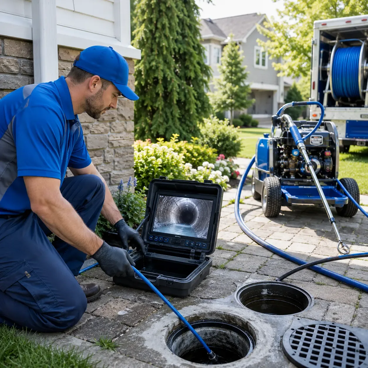 Outdoor drain cleaning professionals serving East Durham, NY